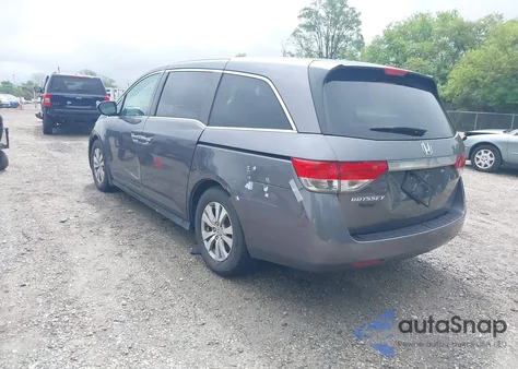 2015 Honda Odyssey Ex-L из США, поврежденный, VIN 5FNRL5H67FB119534